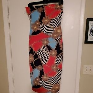 NWT Strapless tube dress
